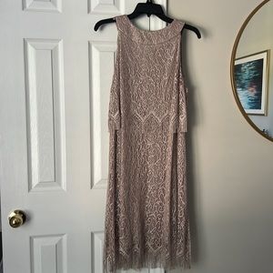 Metallic Fringe Dress